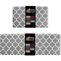 Conjunto de 2 tapetes antifadiga Gorilla Grip para chão de cozinha Conjunto de 2 tapetes antifadiga Gorilla Grip para chão de cozinha