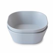 Conjunto de 2 Tigelas Quadradas para Crianças Mushie Sem BPA 490ml Conjunto de 2 Tigelas Quadradas para Crianças Mushie Sem BPA 490ml