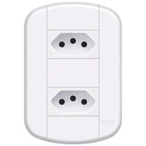 Conjunto de 2 Tomadas 2p+t 10a-250 Volts Distanciadas Blanc Mais 11239194 Fame Conjunto 2 Tomada Conjunto de 2 Tomadas 2p+t 10a-250 Volts Distanciadas Blanc Mais 11239194 Fame Conjunto 2 Tomada