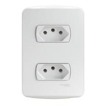 Conjunto de 2 Tomadas 2p+t 10a 250v - Schneider Electric Conjunto de 2 Tomadas 2p+t 10a 250v - Schneider Electric