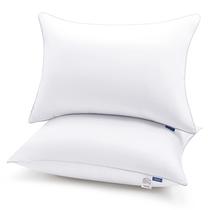 Conjunto de 2 travesseiros CozyLux Queen Size, branco de qualidade hoteleira Conjunto de 2 travesseiros CozyLux Queen Size, branco de qualidade hoteleira