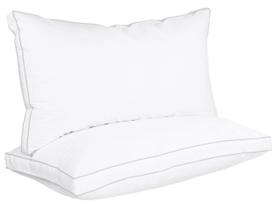Conjunto de 2 travesseiros Utopia Bedding King Size (branco) de qualidade premium Conjunto de 2 travesseiros Utopia Bedding King Size (branco) de qualidade premium