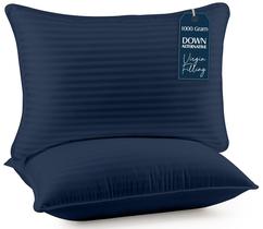 Conjunto de 2 travesseiros Utopia Bedding Queen Size (azul marinho)