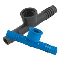 Conjunto de 2 Unidades de Conexões Tee C/ Rosca Central 2" P/ Irrigação