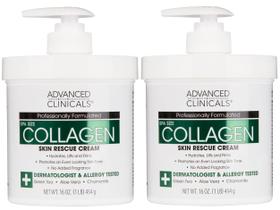 Conjunto de 2 unidades de loção hidratante de colágeno Advanced Clinicals