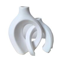 Conjunto De 2 Vasos De Flores Oco De Plástico Imitando Cerâmica Moderna Nórdica Para Decoração De