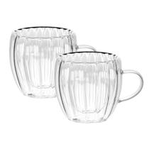 Conjunto de 2 Xícaras Lyor Classic de Café Parede Dupla de Vidro 80ml - Lyor Conjunto de 2 Xícaras Lyor Classic de Café Parede Dupla de Vidro 80ml - Lyor