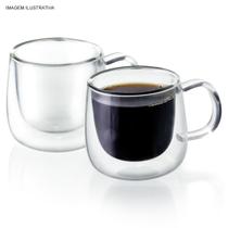 Conjunto de 2 Xícaras para Café Mimo Style com Parede Dupla 80 ml Conjunto de 2 Xícaras para Café Mimo Style com Parede Dupla 80 ml