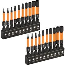 Conjunto de 20 Bits de Chave Allen Hexagonal Magnética com Liberação Rápida