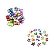 Conjunto De 20 Mini Brinquedos De Carros E Aviões De Desenho Animado Com Fricção Para Crianças -