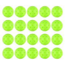 Conjunto de 20 peças Pickleball Balls Wiseek de 40 furos ao ar livre com bolsa de malha