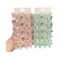 Conjunto De 20 Presilhas De Cabelo Femininas Modernas E Brilhantes Com Borboletas Para Uso Diário E Conjunto De 20 Presilhas De Cabelo Femininas Modernas E Brilhantes Com Borboletas Para Uso Diário E