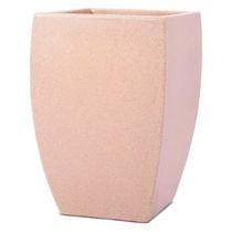 Conjunto de 20 Vasos Decorativo para Plantas Quadrado Apolo 28 Bege