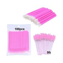 Conjunto De 200 Pincéis Descartáveis Para Cílios, Aplicadores De Máscara, Escovas Para Batom E Gloss