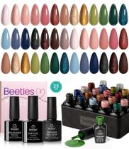 Conjunto de 23 Esmaltes em Gel - Cores Escuras de Outono/Inverno - 5ml cada