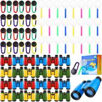 Conjunto de 24 Binóculos Wettarn para Crianças com Lupa e Bússola Conjunto de 24 Binóculos Wettarn para Crianças com Lupa e Bússola