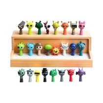 Conjunto De 24 Bonecos Sprunki Em PVC, Figuras De Ação De Desenhos Animados Para Decoração De Casa