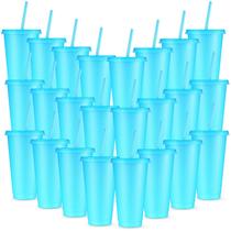 Conjunto de 24 Copos Reutilizáveis Amyhill de Plástico 710ml