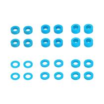 Conjunto De 24 Espaçadores De Parafuso M3 Com Arruela Plana De 3mm Para Carros RC TAMIYA 53539 TT02