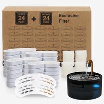 Conjunto de 24 filtros de fonte Cat para substituição MISFANS S003, S005 Conjunto de 24 filtros de fonte Cat para substituição MISFANS S003, S005