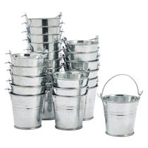 Conjunto de 24 mini baldes de metal Juvale 5x5x5cm para lembrancinhas Conjunto de 24 mini baldes de metal Juvale 5x5x5cm para lembrancinhas