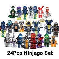 Conjunto de 24 Mini Figuras Ninjago - Kai, Jay, Sensei Wu e Outros Mestres