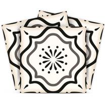 Conjunto de 24 peças de adesivos Tile Stickers Mi Alma Black & White Conjunto de 24 peças de adesivos Tile Stickers Mi Alma Black & White