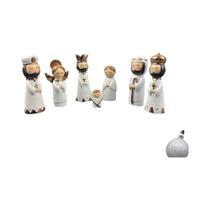 Conjunto De 24 Peças De Figuras Miniaturas De Presépio Para Calendário Do Advento De Natal - Kit De