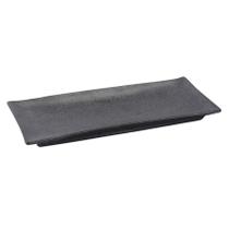 Conjunto de 24 Pratos Retangulares Yanco DB-411 27x11 cm Preto Fosco Conjunto de 24 Pratos Retangulares Yanco DB-411 27x11 cm Preto Fosco
