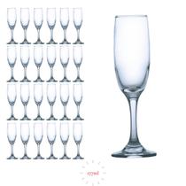 Conjunto de 24 Taças 177ml de Champagne Alta Qualidade Vidro Conjunto de 24 Taças 177ml de Champagne Alta Qualidade Vidro