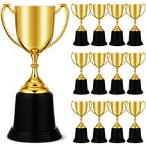 Conjunto de 24 Troféus de Plástico Dourado Ecation 22 cm Conjunto de 24 Troféus de Plástico Dourado Ecation 22 cm
