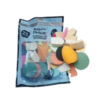 Conjunto de 25 esponjas multiuso para rosto e maquiagem