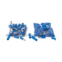 Conjunto De 25 Peças Com 50 Conectores Elétricos Em Forma De Bala MPD FRD PVC Isolante, Conectores