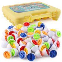 Conjunto de 26 peças Smart Eggs Math Toys Kids 3D Puzzle Sha