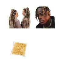 Conjunto De 280 Peças De Anéis De Metal Para Tranças De Cabelo, Estilo Hip-Hop Punk, Contas Vazadas Conjunto De 280 Peças De Anéis De Metal Para Tranças De Cabelo, Estilo Hip-Hop Punk, Contas Vazadas