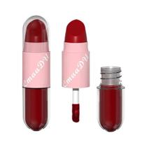 Conjunto de 3 Batons Líquidos para Halloween - Cores Preto e Roxo - Brilho Intenso e Longa Duração