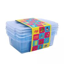 Conjunto de 3 Caixas Organizadoras 2,5L DUP