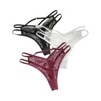 Conjunto De 3 Calcinhas De Renda Multicoloridas Sexy E Leves Para Mulheres, Lingerie Fácil De Limpar Conjunto De 3 Calcinhas De Renda Multicoloridas Sexy E Leves Para Mulheres, Lingerie Fácil De Limpar