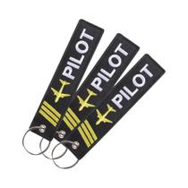 Conjunto De 3 Chaveiros De Piloto De Aviação Bordados Com Etiqueta 'Remove before Flight' - Conjunto De 3 Chaveiros De Piloto De Aviação Bordados Com Etiqueta 'Remove before Flight' -