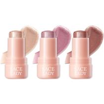 Conjunto de 3 cores Highlighter Stick SACE LADY Jelly Face Glow