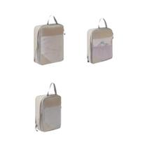 Conjunto De 3 Cubos De Compressão Para Viagem, Organizador De Bagagem Essencial Para Bagagem De Mão Conjunto De 3 Cubos De Compressão Para Viagem, Organizador De Bagagem Essencial Para Bagagem De Mão