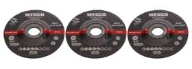 Conjunto de 3 discos abrasivos 4 pol - ws8970.1 wesco