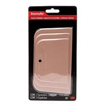 Conjunto de 3 Espátulas Plásticas Bondo 357