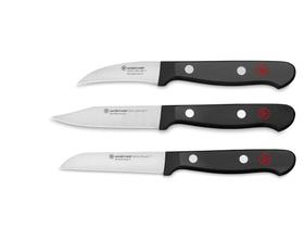 Conjunto de 3 Facas de Descascador Wüsthof Gourmet Preto Conjunto de 3 Facas de Descascador Wüsthof Gourmet Preto