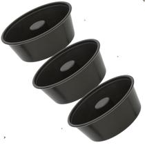 Conjunto de 3 Forma Assadeira Bolo Pudim Tubo 20CM Antiaderente Teflon - RL Conjunto de 3 Forma Assadeira Bolo Pudim Tubo 20CM Antiaderente Teflon - RL