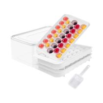 Conjunto De 3 Formas Redondas Para Cubos De Gelo Com Caixa E Colher Para Fazer Gelo Para Coquetéis, Conjunto De 3 Formas Redondas Para Cubos De Gelo Com Caixa E Colher Para Fazer Gelo Para Coquetéis,