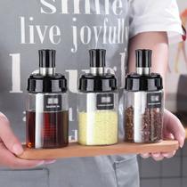 Conjunto de 3 frascos de tempero com colheres integradas - 250ml cada Conjunto de 3 frascos de tempero com colheres integradas - 250ml cada