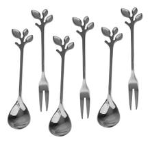 Conjunto de 3 Garfinhos E 3 Colherzinhas Linha Romantique Em Aço Inox L'hermitage