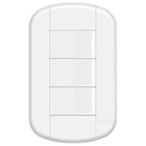 Conjunto de 3 Interruptores Simples 16A/250 Volts Blanc Mais - 11139124 - FAME