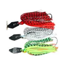 Conjunto De 3 Iscas Chatterbait Para Pesca De Black Bass, Pike E Walleye, Kit De Saias Sem Ervas,